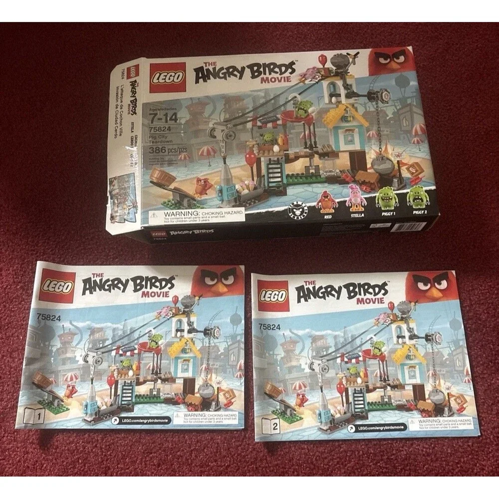 LEGO The Angry Birds Movie: Pig City Teardown (75824)